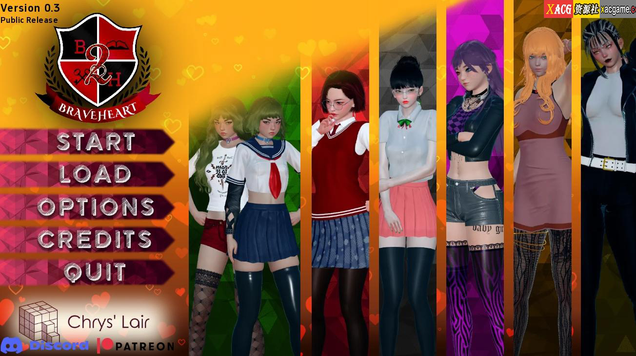 [PC+安卓+IOS/SLG/汉化/动态] 勇敢者学院 Braveheart Academy v2.3 汉化版 [1.2G]