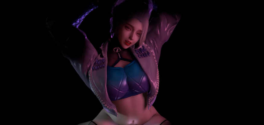 【3D同人视频/全动态/VAM】阿卡丽骑摇用力版本配音 2k【1V+1.95G】